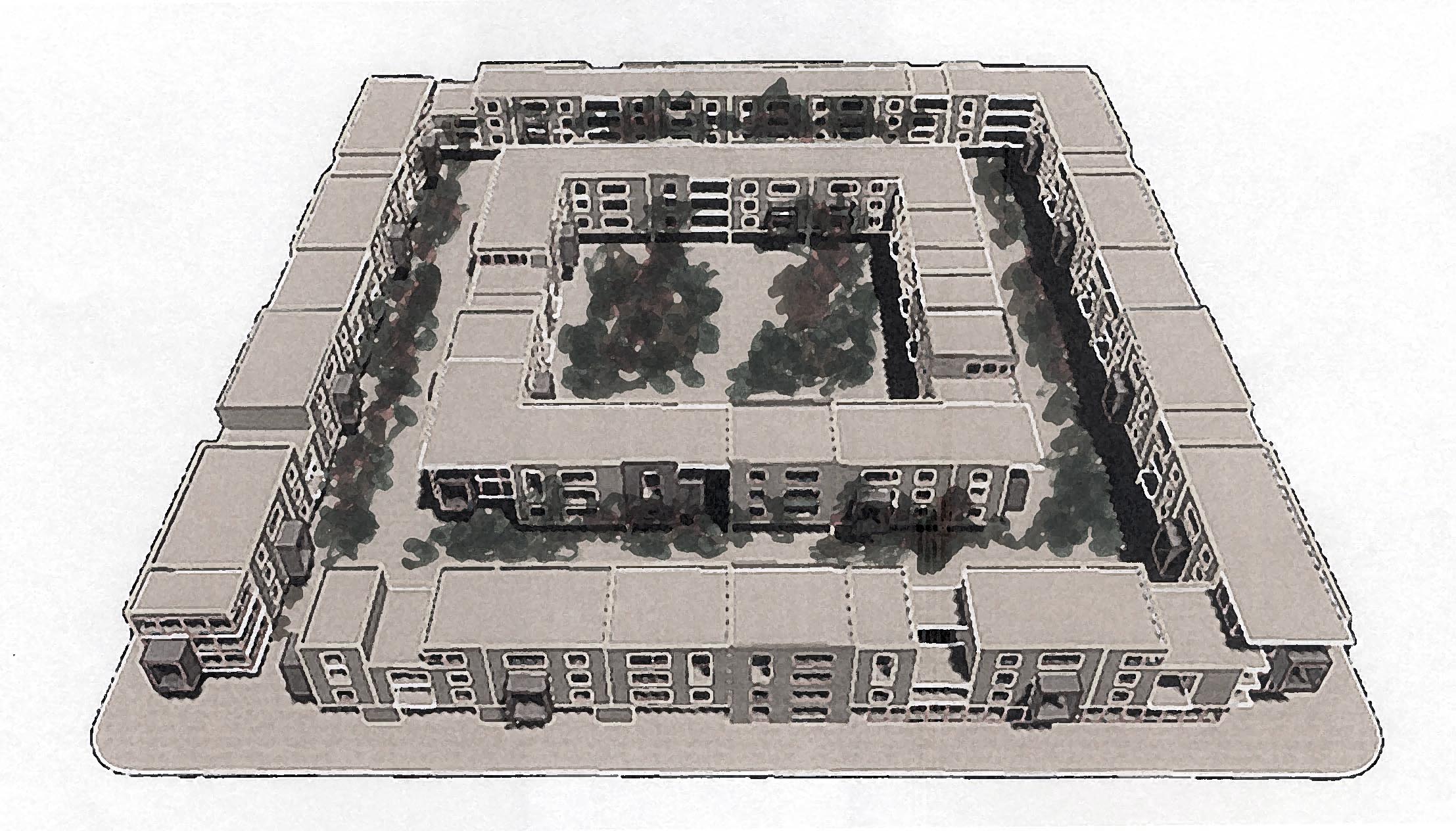 Prefiguración del bloque manzana
