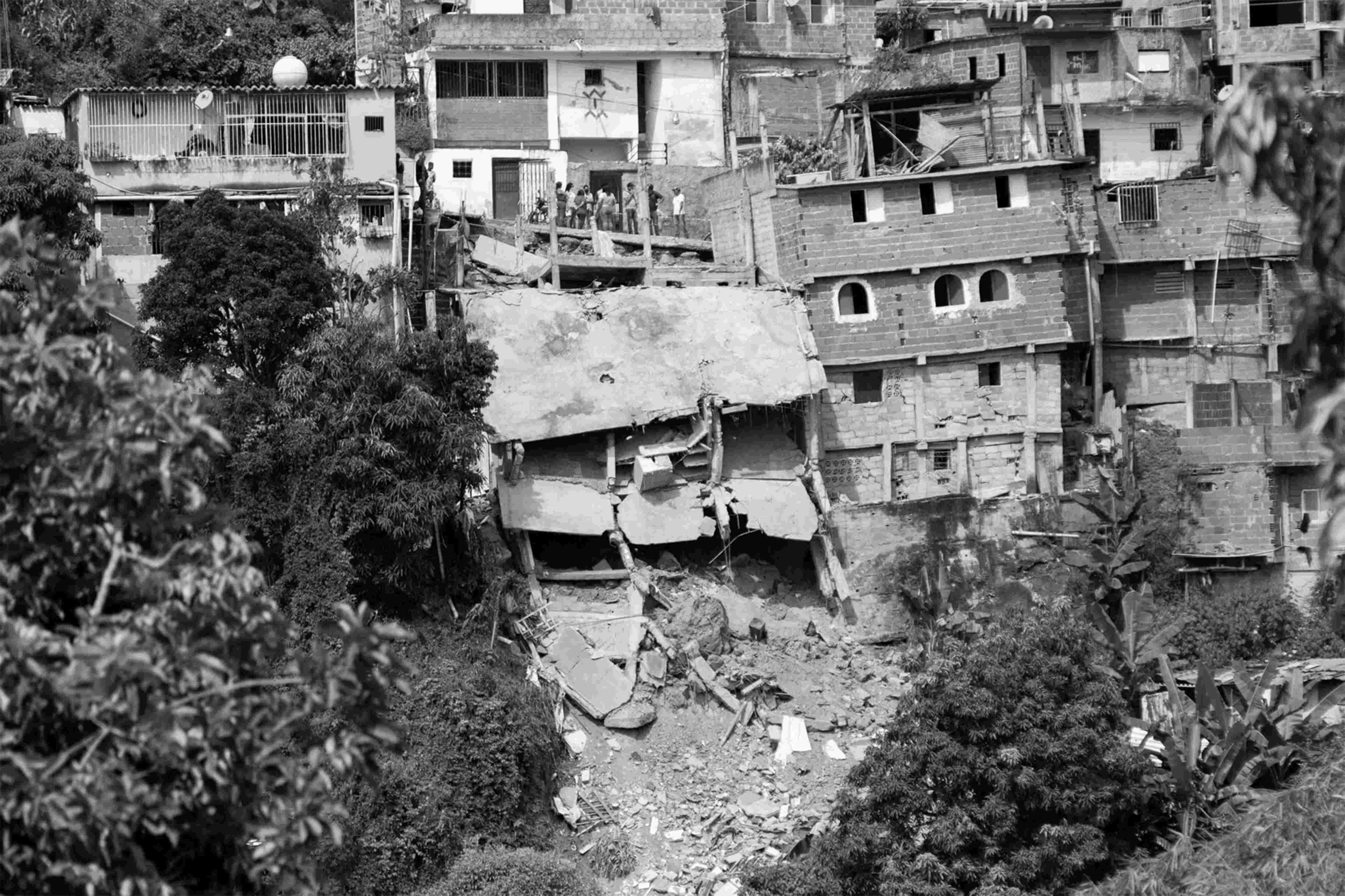 Deslizamiento zona urbana de Petare, Sucre