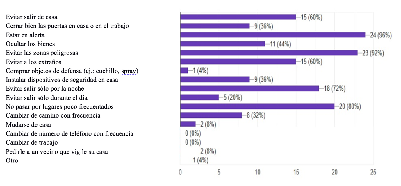 Muestra del barrio Vilage Wilde Maciel (25 respuestas)