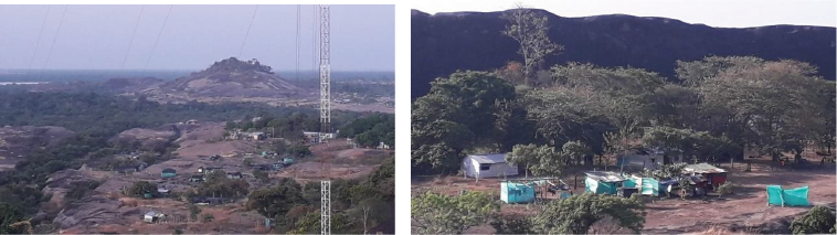 Assentamentos ilegais localizados nos cerros da área urbana de
Puerto Carreño