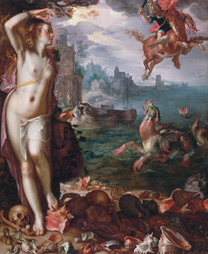 Perseo rescata a Andrómeda
[óleo sobre tela]. Wtewael, J. (1611). 