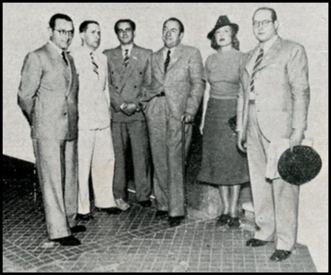 Visita de Pablo Neruda a Rosario, abril de 1939. Boletín de Cultura
Intelectual. Orden de aparición: Lelio Zeno, Montes I Bradley, Fausto
Hernández, Pablo Neruda, Delia Del Carril y Arturo Fruttero.