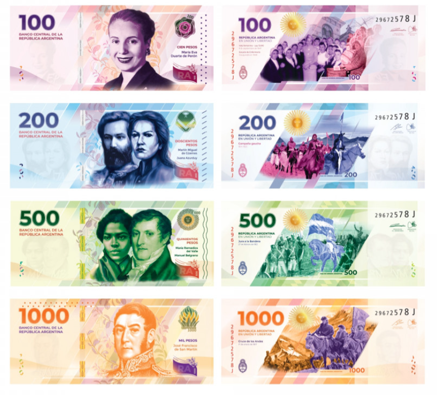 Corpus C: nuevos billetes que comenzar&aacute;n a circular en un futuro cercano