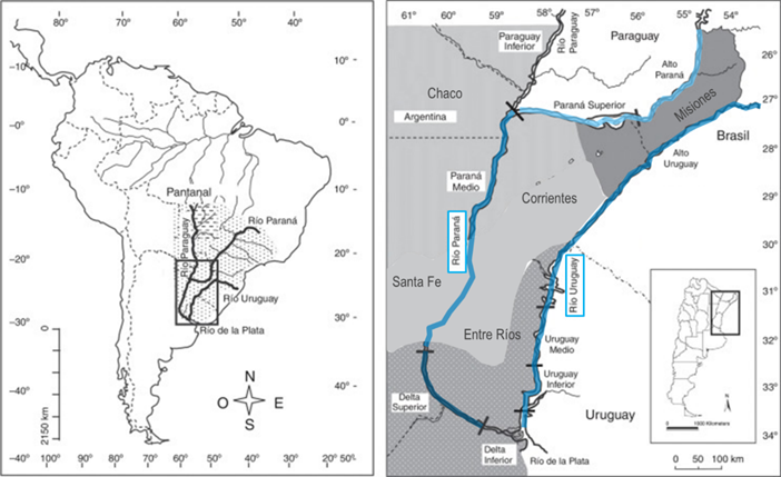 Detalles geográficos de la región en estudio