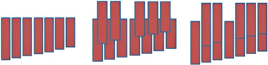 A) Teclado diatónico, B) Teclado cromático mexicano y C) Teclado cromático guatemalteco.
