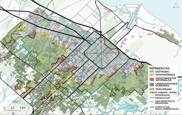 Delimitaci&oacute;n del periurbano platense y caracterizaci&oacute;n de sus l&iacute;mites
