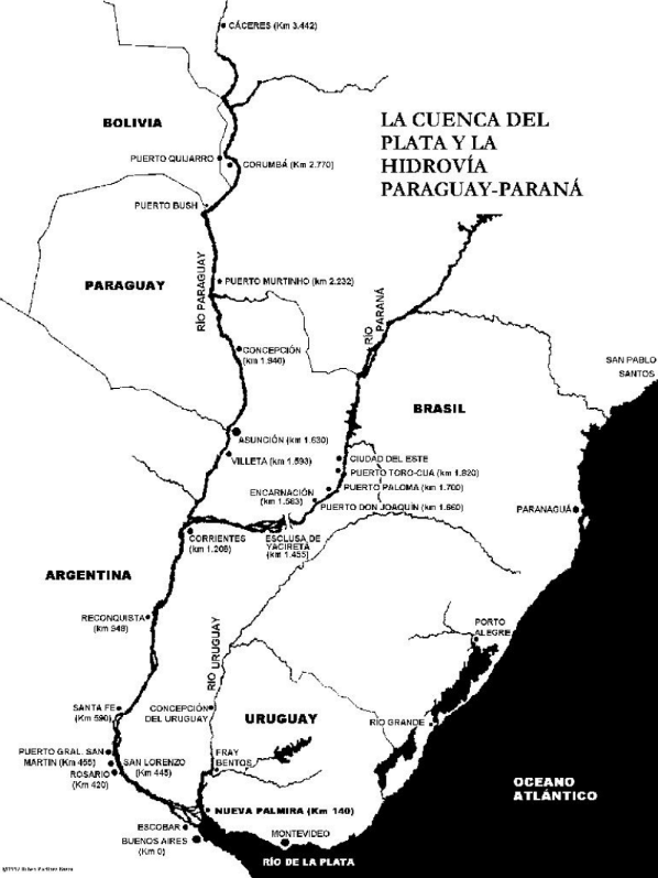 Proyecto Hidrov&iacute;a Paraguay Paran&aacute;
