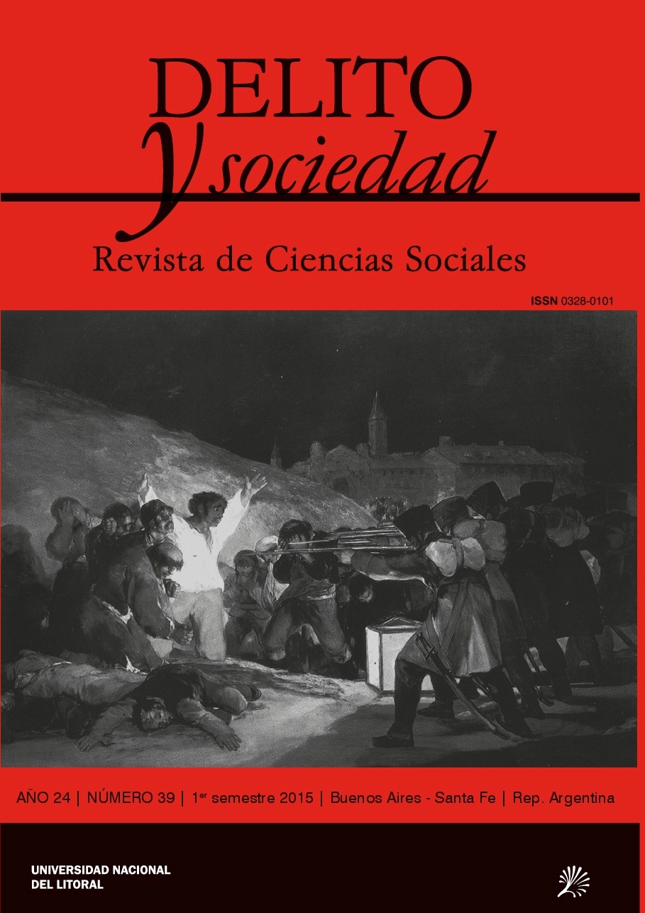 					Ver Vol. 1 Núm. 39 (2015): Delito y Sociedad
				