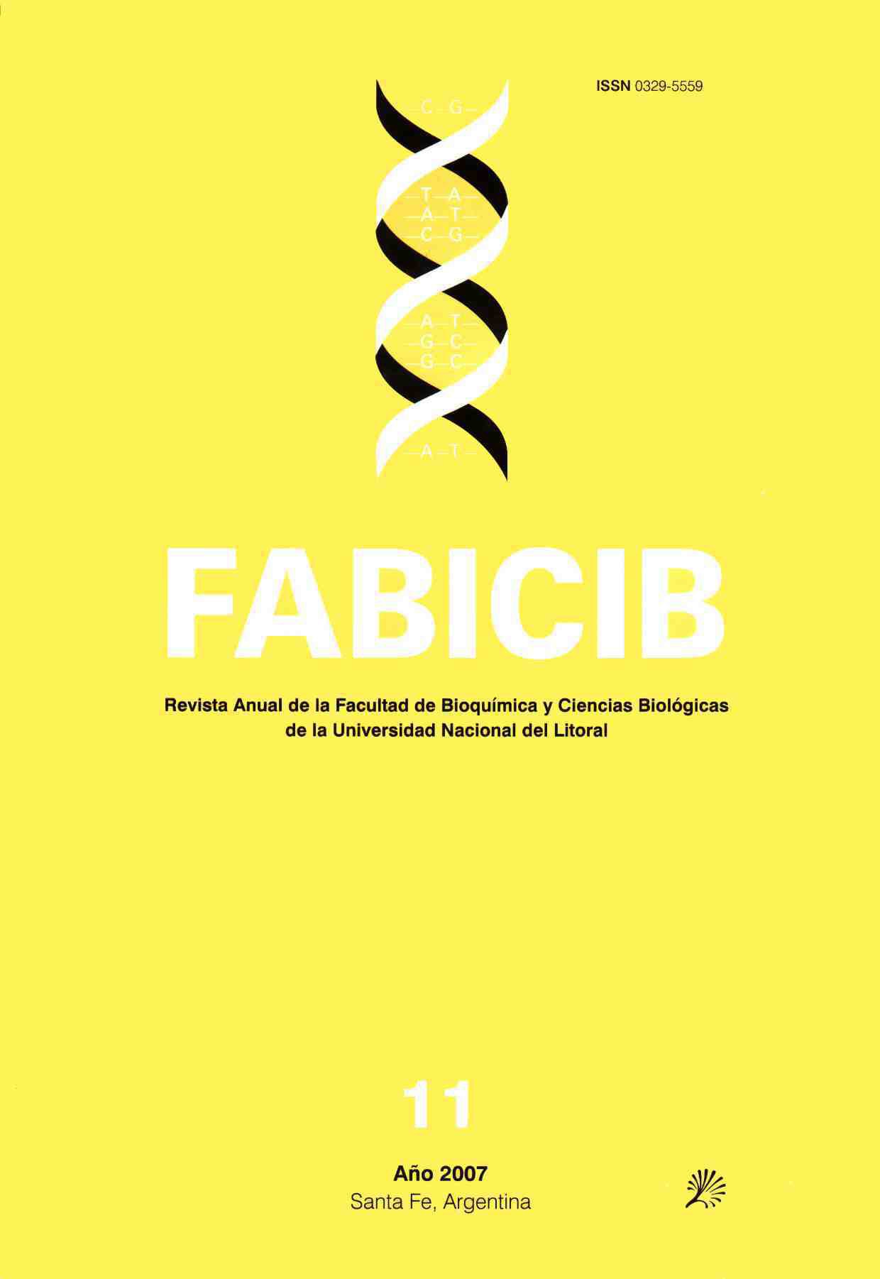 					View Vol. 11 (2007): FABICIB
				
