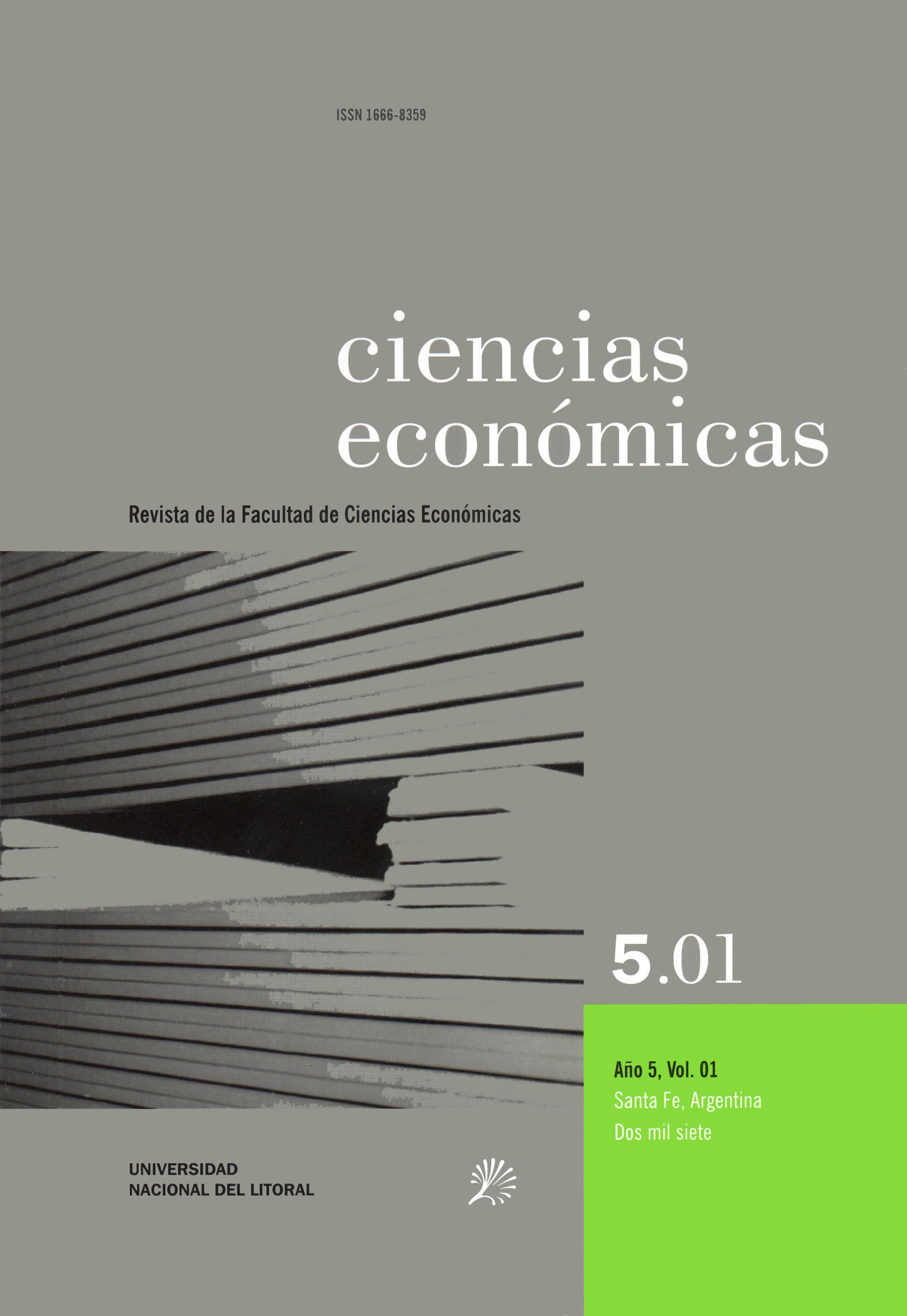 					Ver Vol. 1 (5): Ciencias Económicas
				