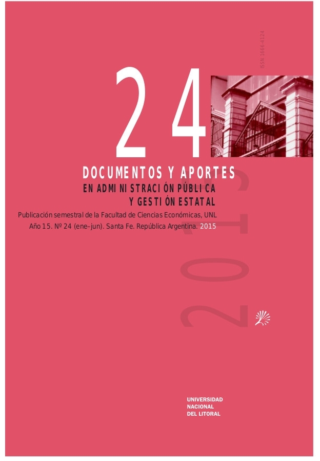 					Ver Núm. 24 (15): Documentos y Aportes en Administración Pública
				