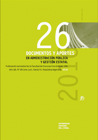 					Ver Núm. 26 (16): Documentos y Aportes en Administración Pública
				