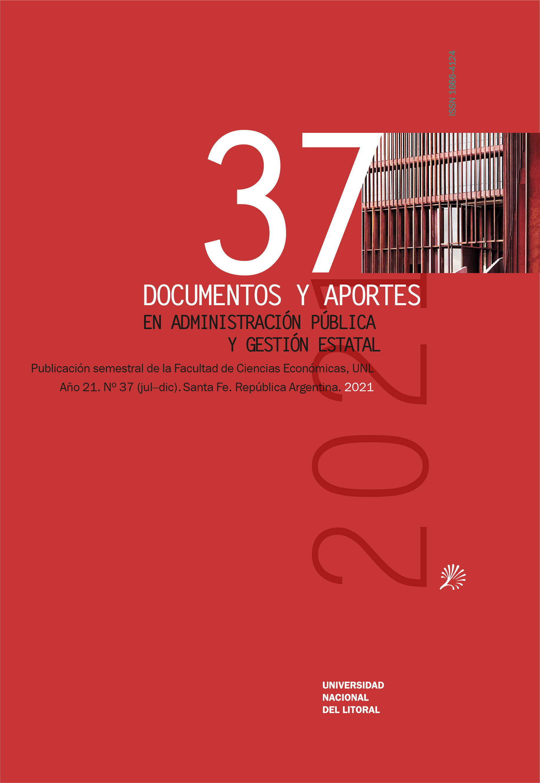					Ver Núm. 37 (2021): Documentos y Aportes en Administración Pública y Gestión Estatal
				