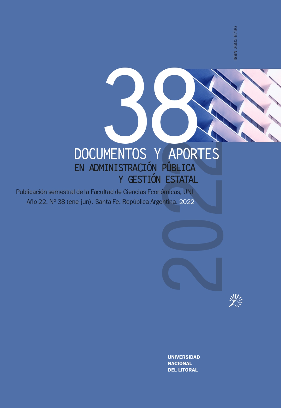 					Visualizar n. 38 (2022): Documentos y Aportes en Administración Pública y Gestión Estatal
				