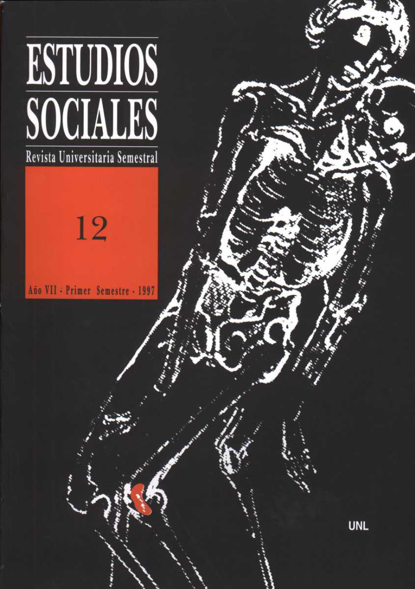 					Ver Vol. 12 Núm. 1 (1997): Estudios Sociales
				