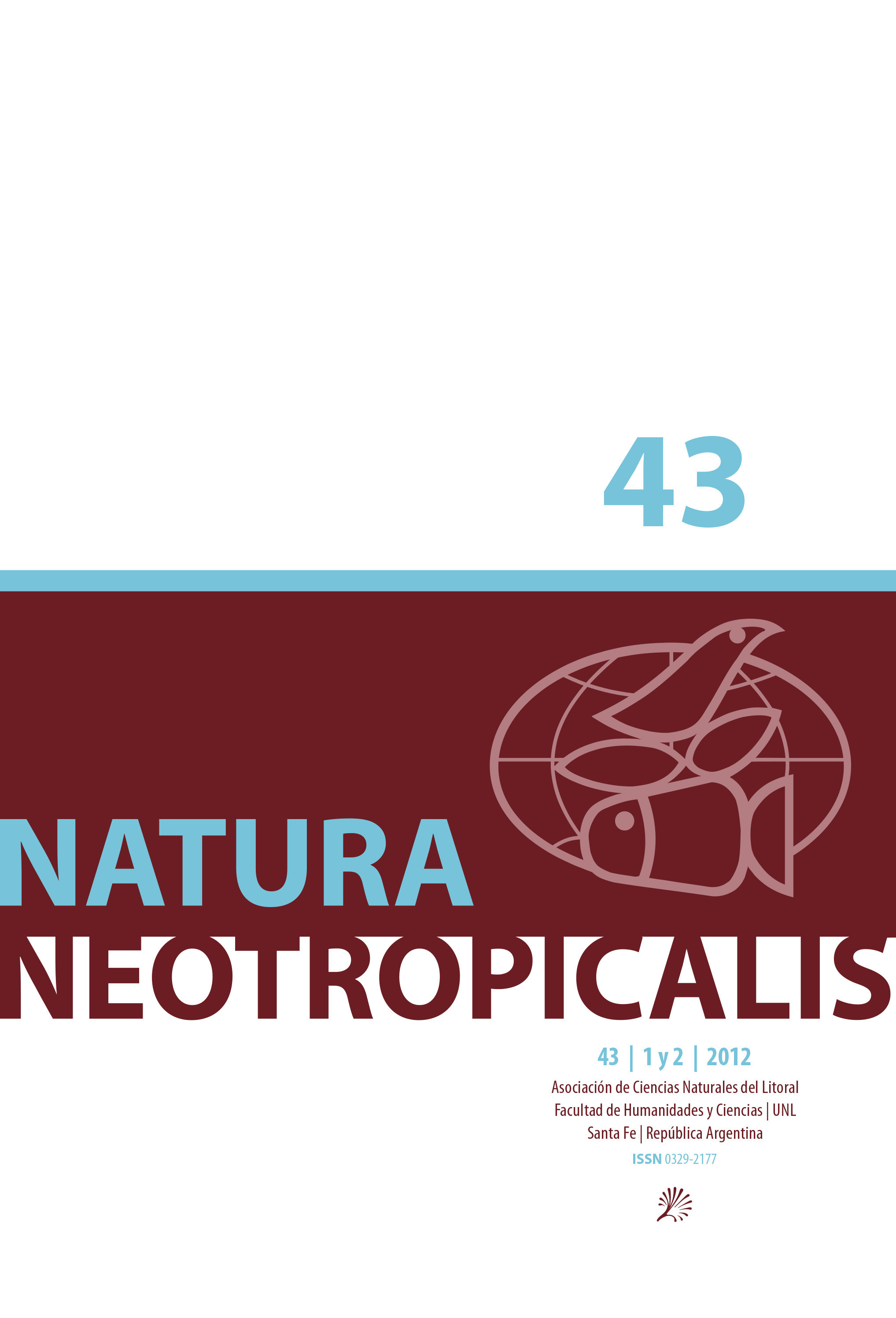 					Ver Vol. 1 Núm. 43 (2012): Natura Neotropicalis
				
