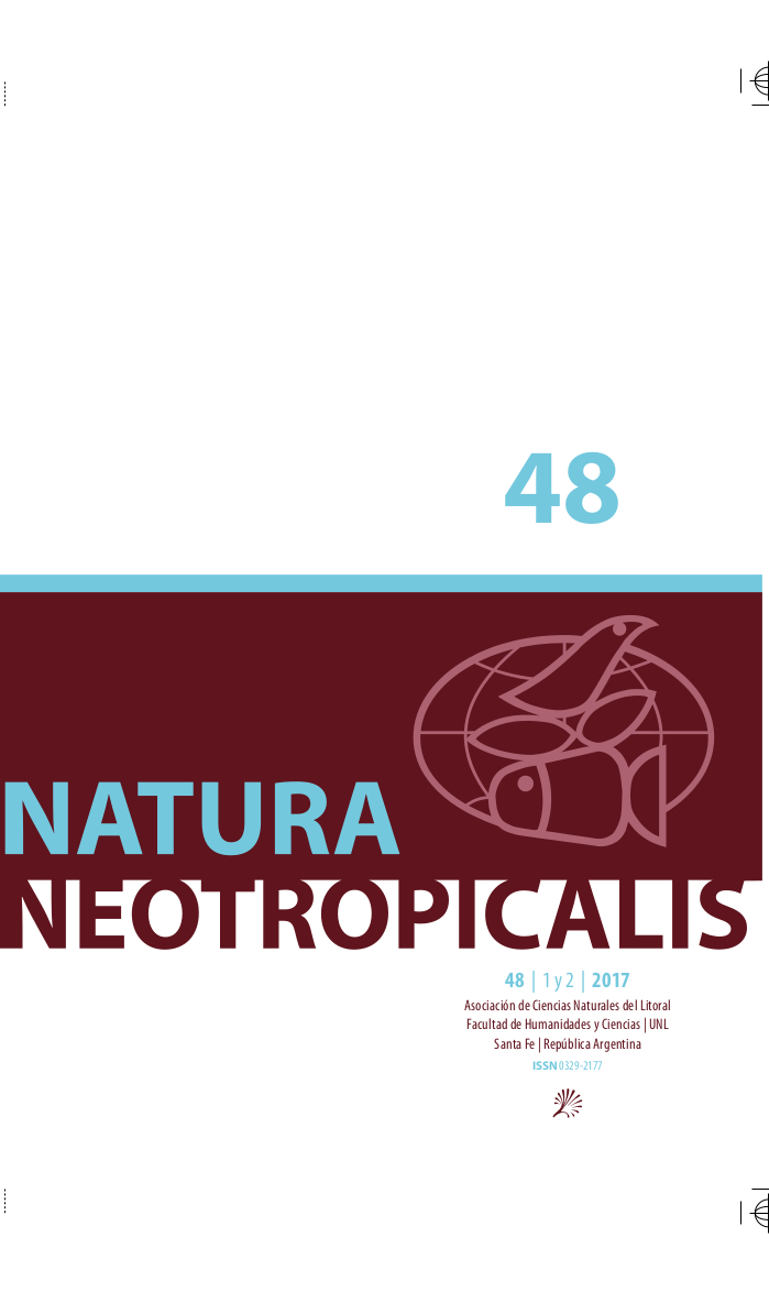 					Ver Vol. 2 Núm. 48 (2017): Natura Neotropicalis
				