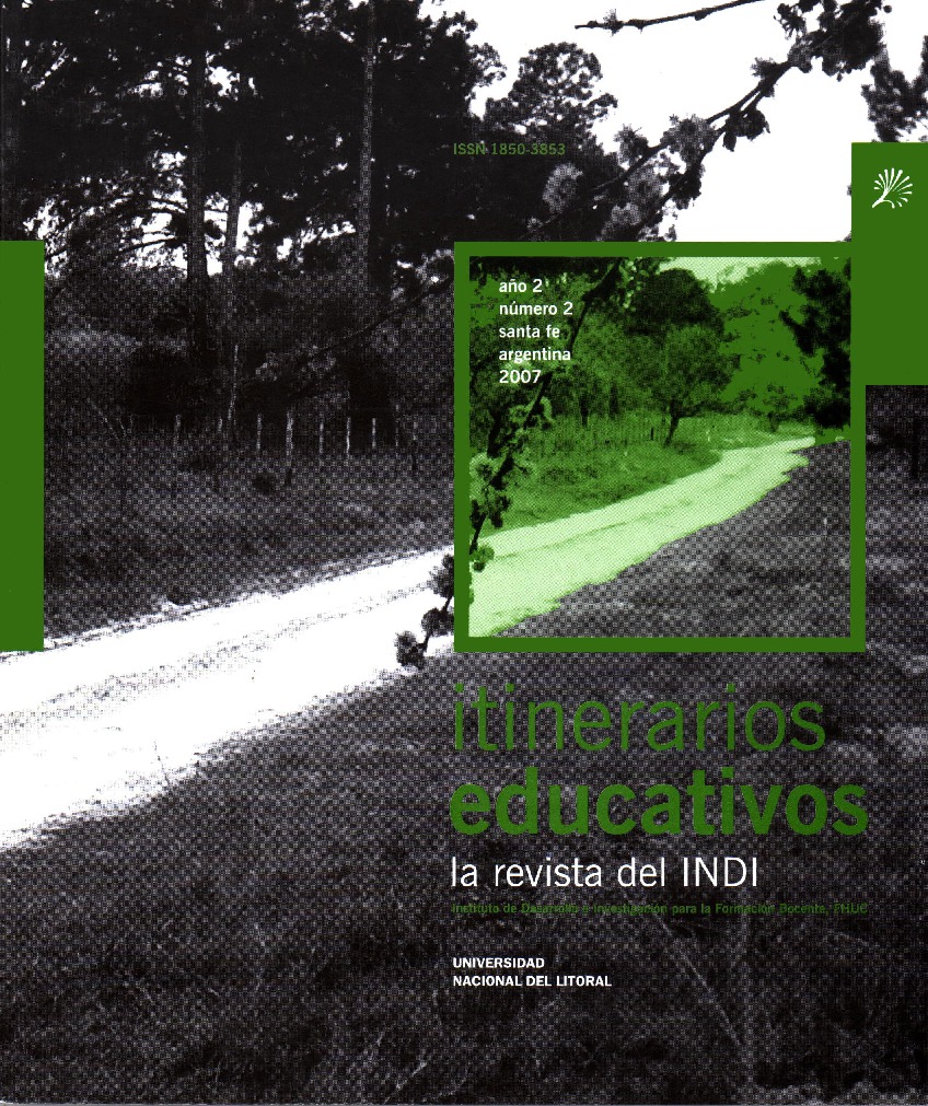 					Ver Núm. 2 (2007): Itinerarios Educativos
				