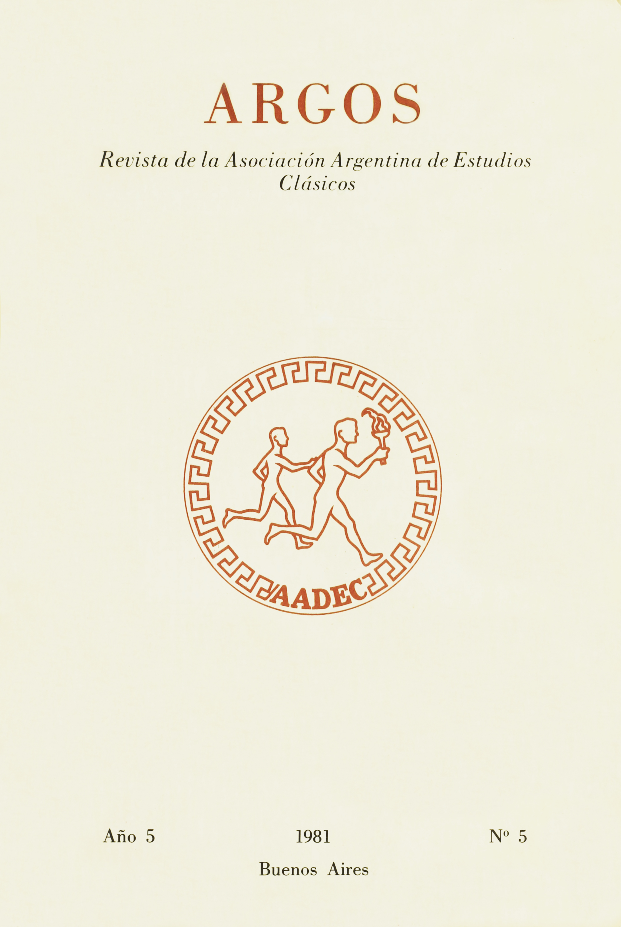 Imagen de tapa de Revista Tópicos Nº 5