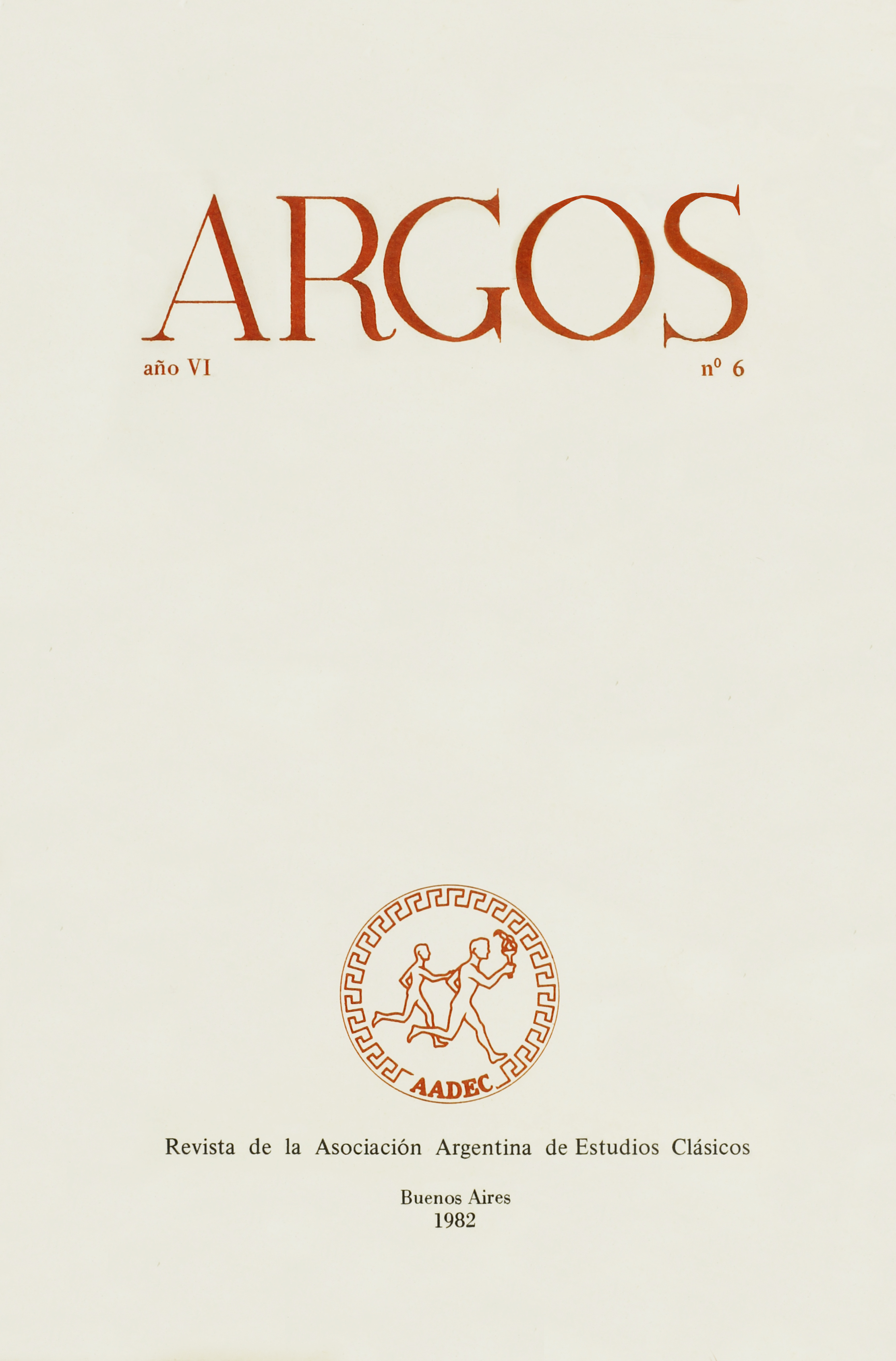 Imagen de tapa de Revista Tópicos Nº 6