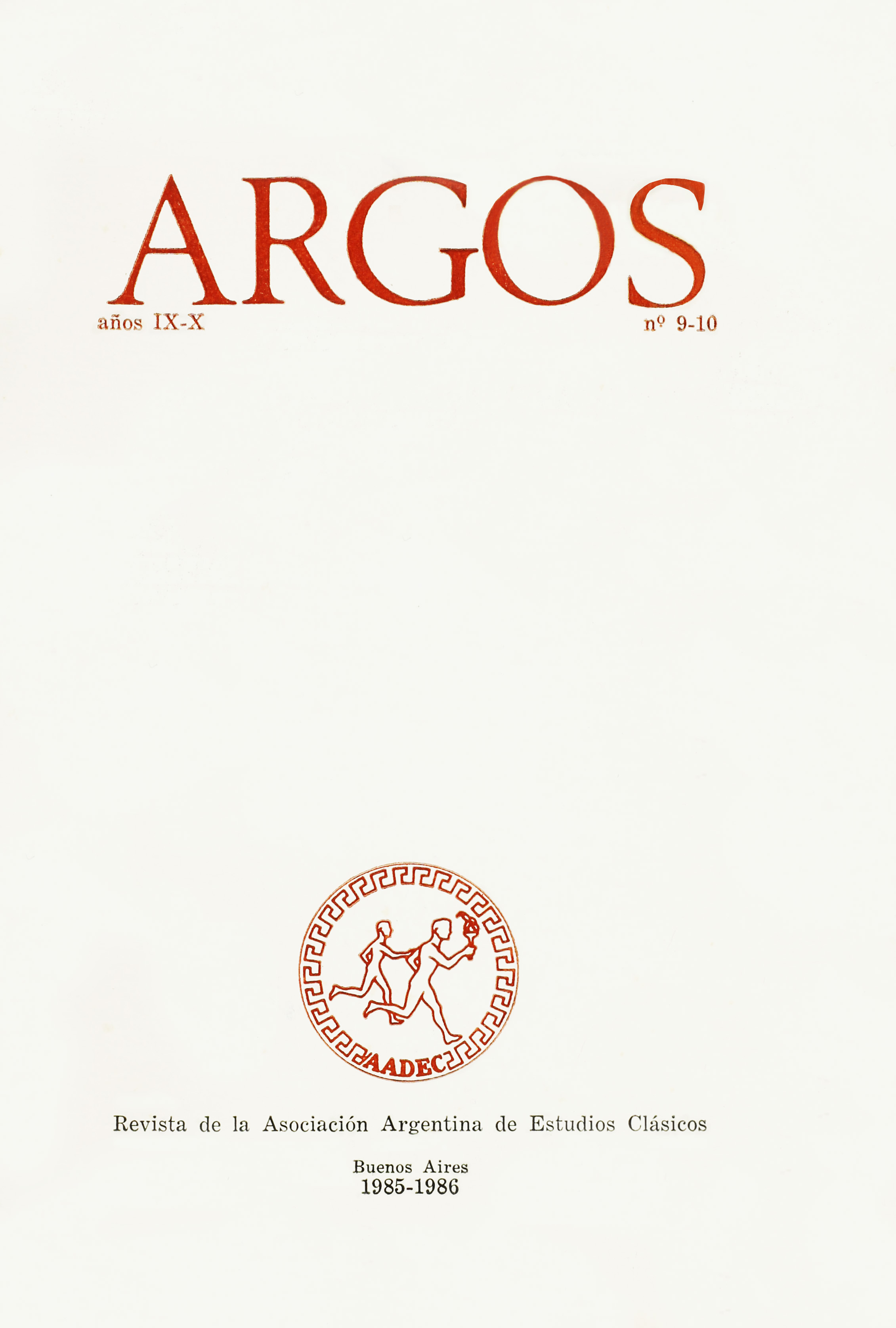 Imagen de tapa de Revista Tópicos Nº 9-10