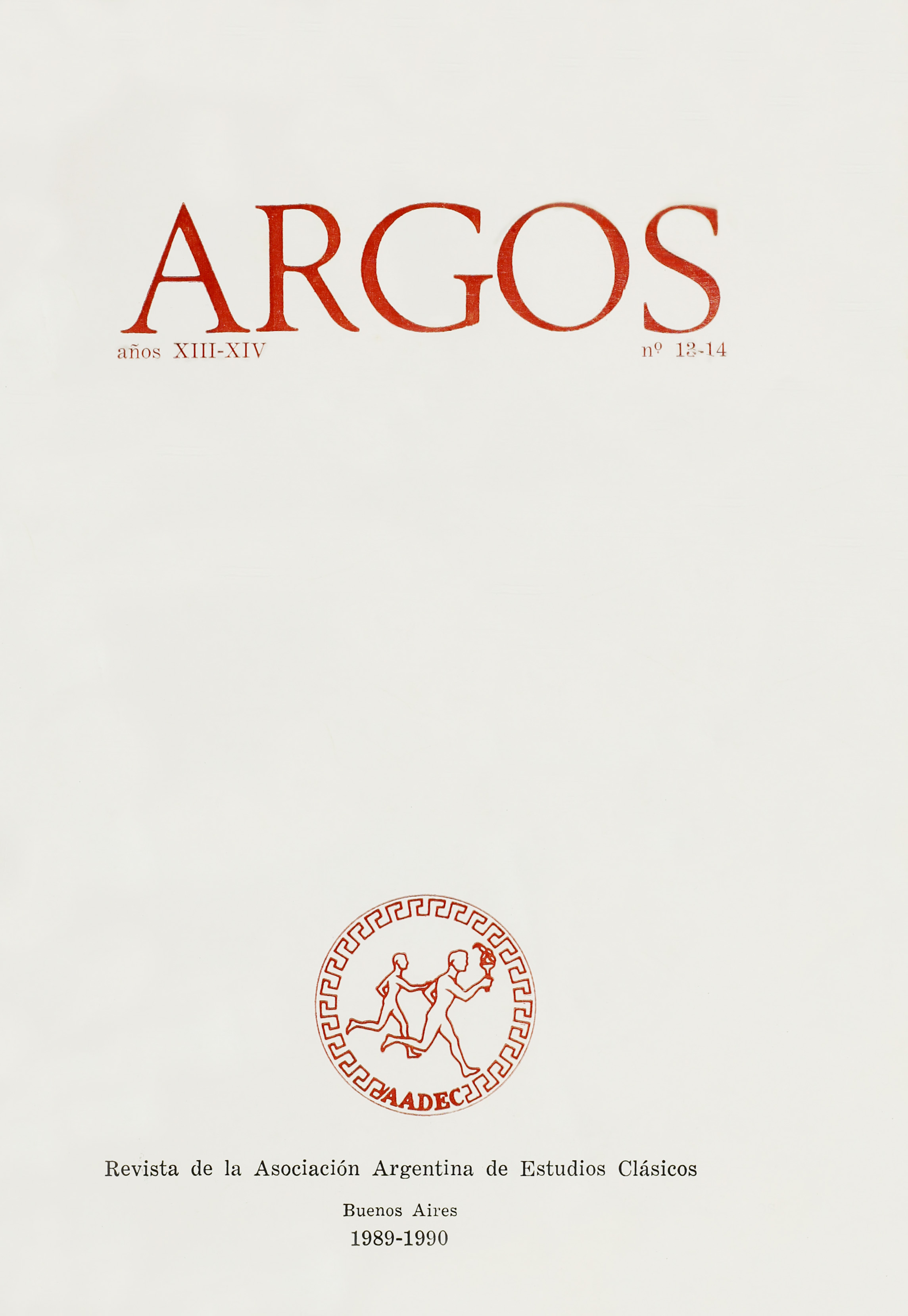 Imagen de tapa de Revista Tópicos Nº 13-14