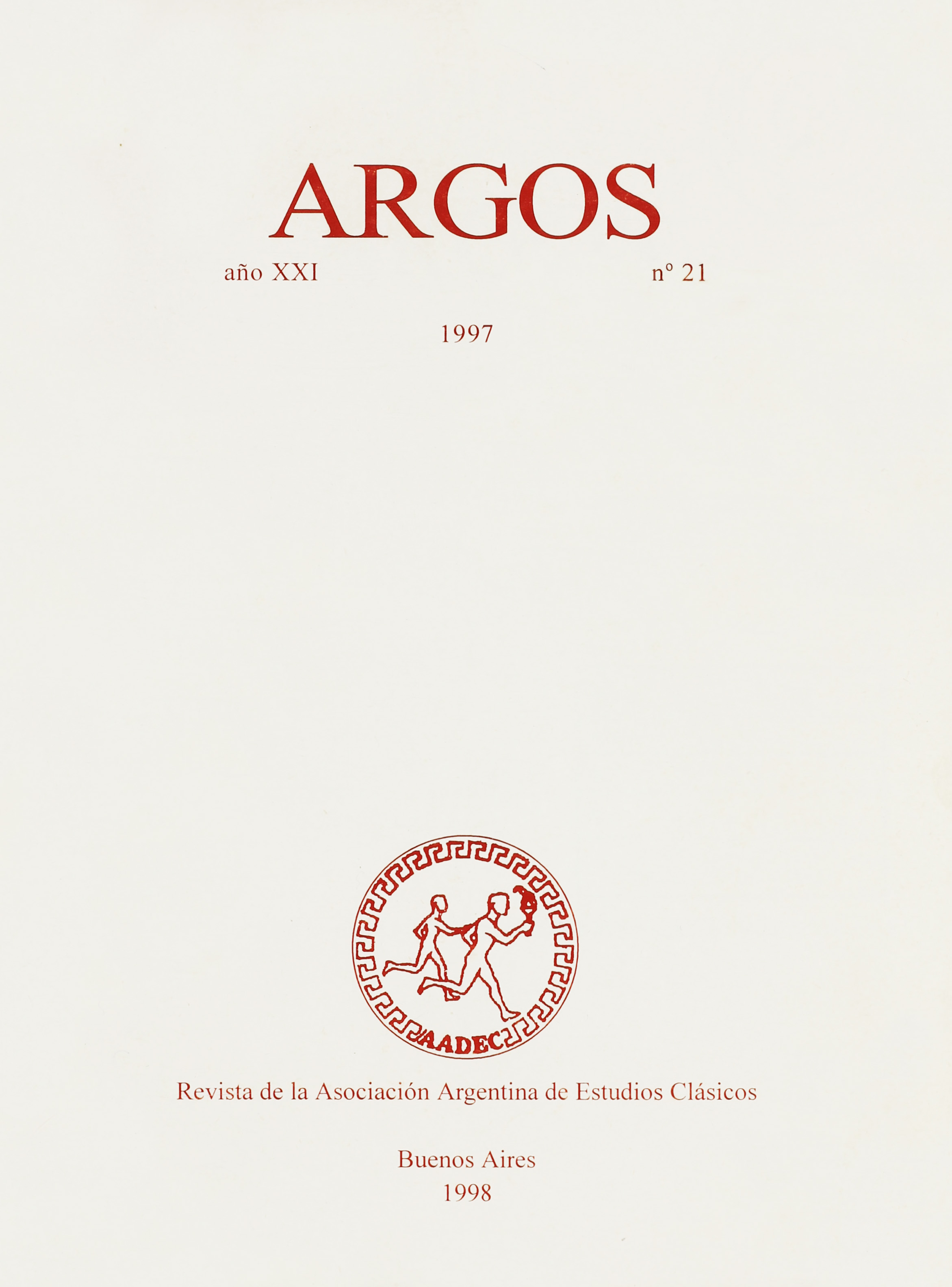 Imagen de tapa de Revista Tópicos Nº 21