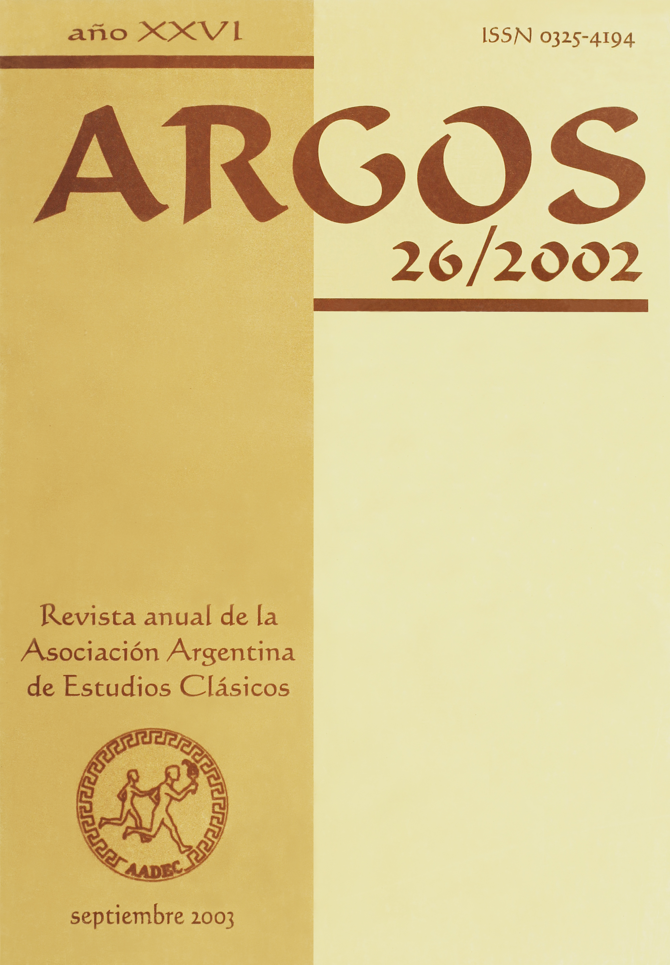 Imagen de tapa de Revista Tópicos Nº 26